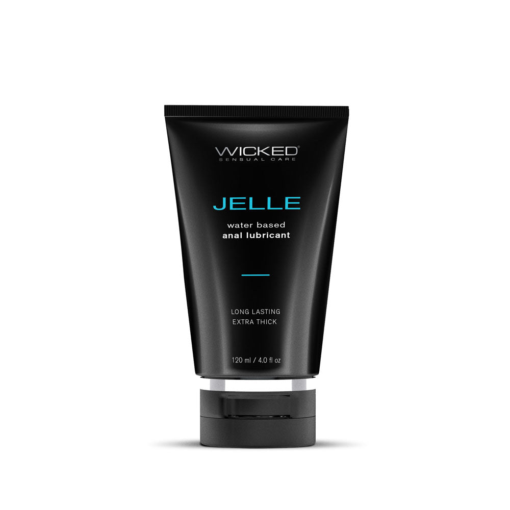 Wicked Jelle Water Based Anal Lubricant 120ml 4 Ounce Bottle > Lube > Anal