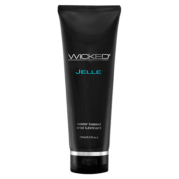 Wicked Jelle Water Based Anal Lubricant 240 Milliliter 8 Ounce Bottle Default Title Lubricants, Creams & Glides
