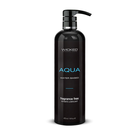 Wicked Aqua Water Based Lubricant 473 Milliliters Default Title Lubricants, Creams & Glides