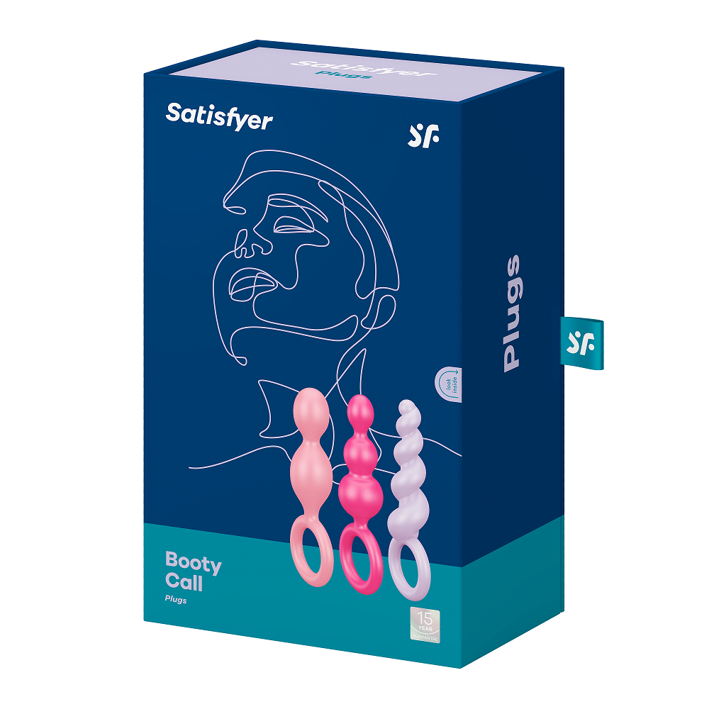 Satisfyer Booty Call Set of 3 (Multicolor) Flexible 5.5 "Anal Plugs > Anal Range > Anal Beads