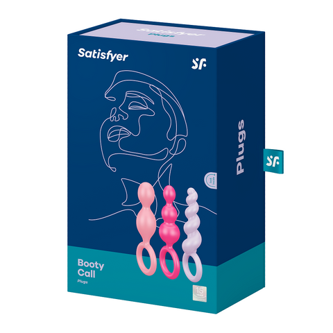 Satisfyer Booty Call Set of 3 (Multicolor) Flexible 5.5 "Anal Plugs > Anal Range > Anal Beads