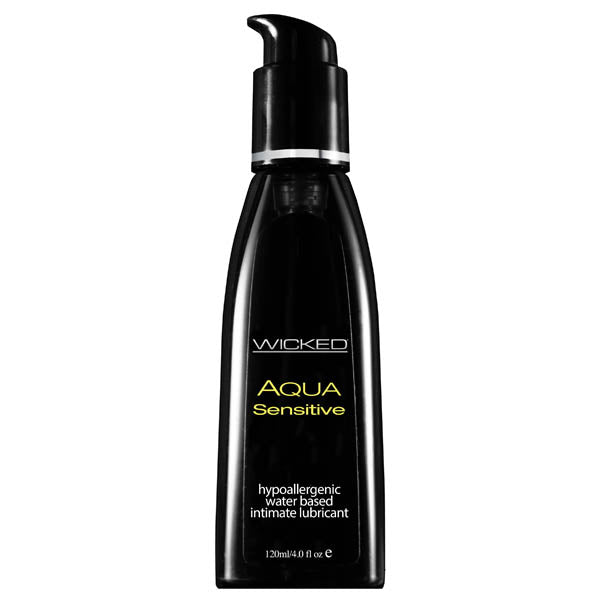Wicked Aqua Sensitive Water Based Lubricant 120 Milliliter 4 Ounce Default Title Lubricants, Creams & Glides