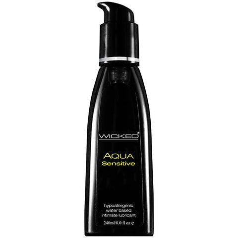 Wicked Aqua Sensitive Water Based Lubricant 240ml 8 Ounce Bottle Default Title > Lube > Water Based
