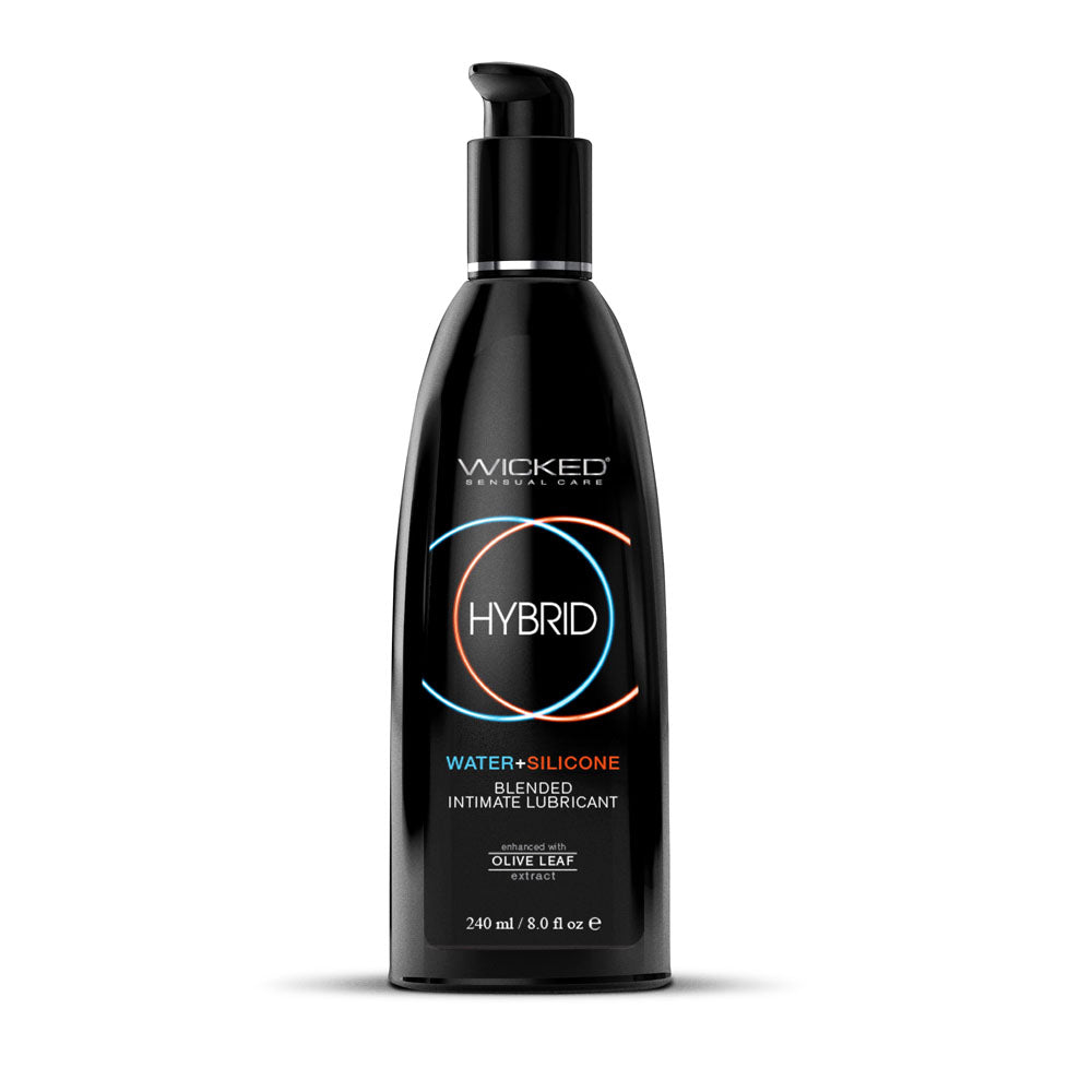 Wicked Hybrid Water and Silicone Blended Lubricant 240 Milliliter Bottle Default Title Hybrid Lube