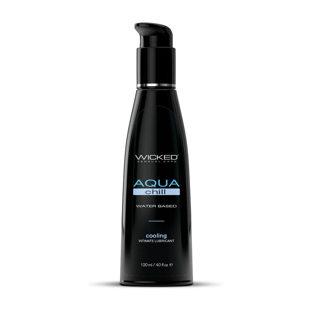 Wicked Aqua Chill - Cooling Water Based Lubricant 120ml (4 oz) > Lube > Water Based