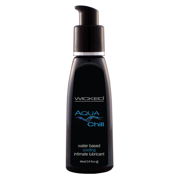 Wicked Aqua Chill Cooling Water Based Lubricant 60 Milliliters 2 Ounces Default Title Lubricants, Creams & Glides