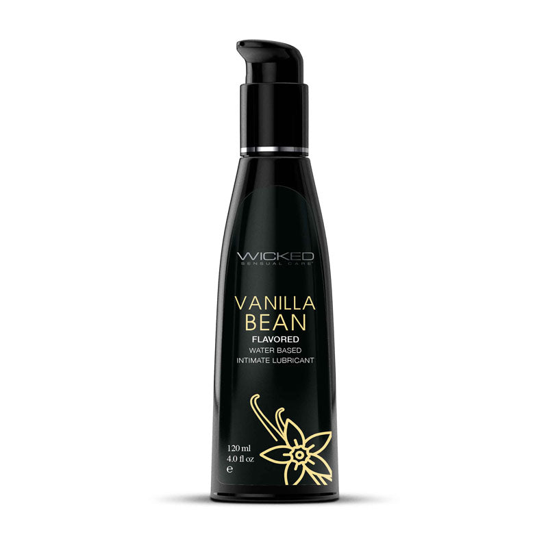 Wicked Aqua Vanilla Bean Water Based Lubricant 120 ml (4 oz) ... No Colour Selected Flavoured Lube