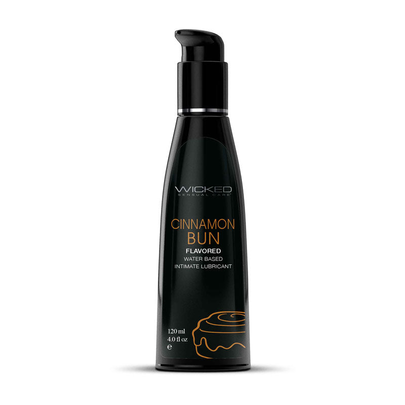 Wicked Aqua Cinnamon Bun Lubricant 120 ml (4 oz) - Sweet Pleasure Default Title Flavoured Lube