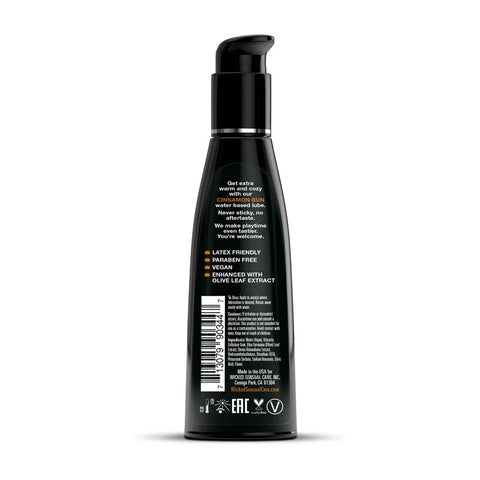 Wicked Aqua Cinnamon Bun Lubricant 120 ml (4 oz) - Sweet Pleasure Flavoured Lube