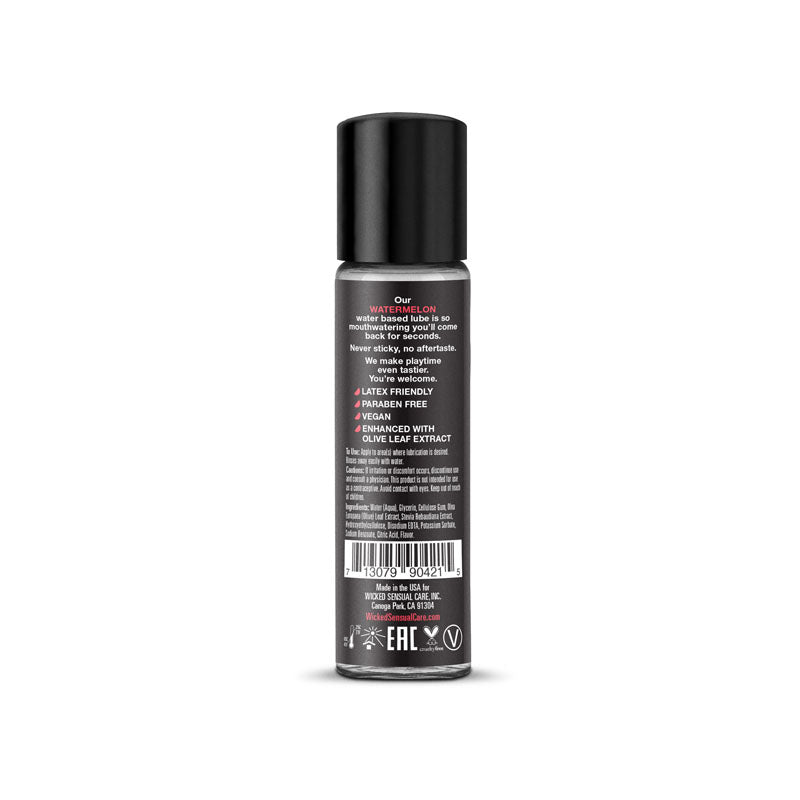 Wicked Aqua Watermelon 30 ml Water Based Lubricant for Pleasure Flavoured Lube