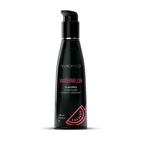 Wicked Aqua Watermelon Lubricant 120 ml - Watermelon Flavored ... No Colour Selected Flavoured Lube