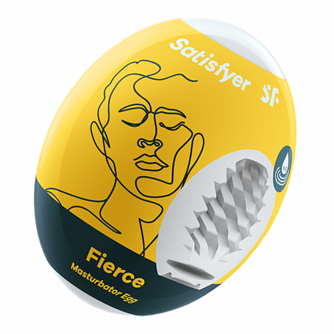 Satisfyer Masturbator Egg Fierce Compact Travel Size > Sex Toys For Men > Masturbators Cup