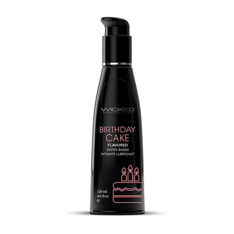 Wicked Sensual Care Birthday Cake Flavored Water-Based Lubricant 120ml Default Title > Lube > Flavoured
