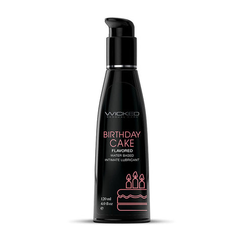 Wicked Sensual Care Birthday Cake Flavored Water-Based Lubricant 120ml Default Title > Lube > Flavoured