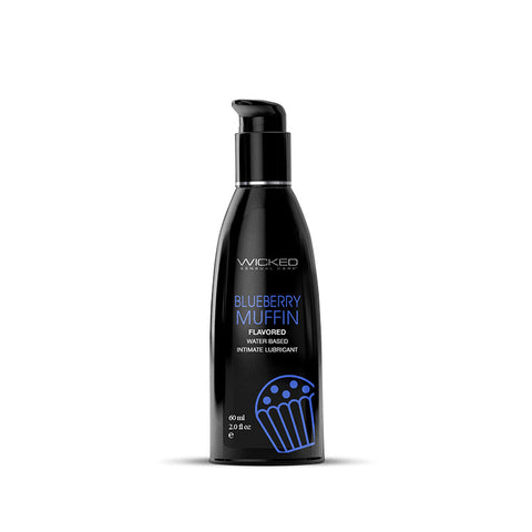Wicked Aqua Blueberry Muffin 60 ml Water Based Lubricant ... No Colour Selected Lubricants, Creams & Glides
