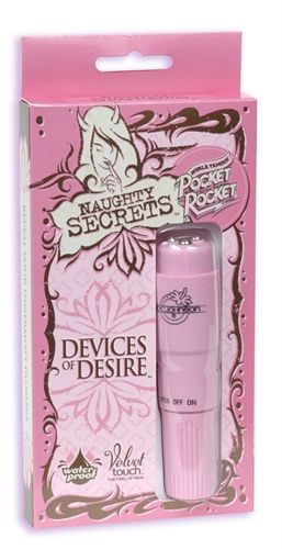 Naughty Secrets Pocket Rocket Pink Waterproof Clitoral Vibrator Pink Clit Stimulators