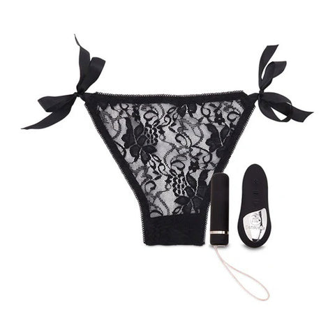 Nu Sensuelle Remote Control Pleasure Panty Black For Adults BULLETS