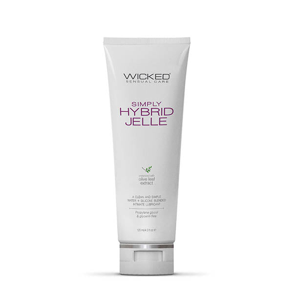 Wicked Simply Hybrid Jelle 120 ml - Premium Anal Lubricant White Anal Lubricant