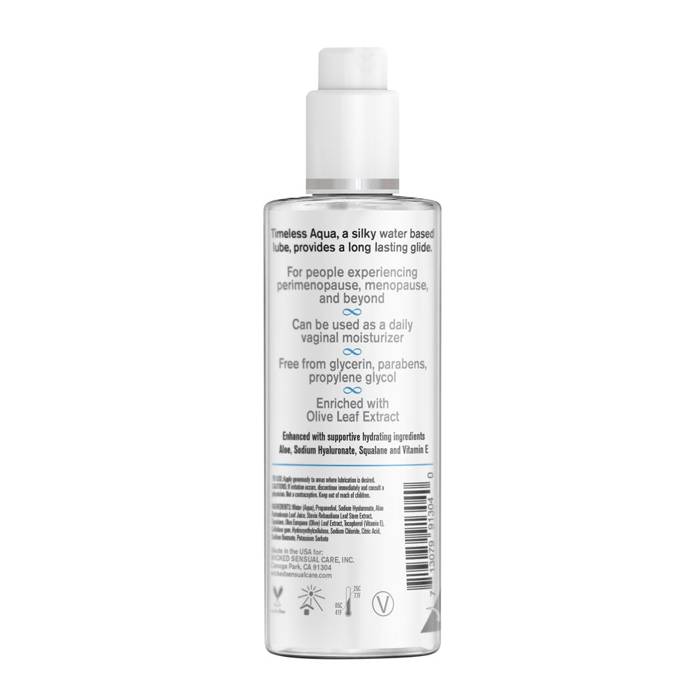 Wicked Simply Timeless Aqua 120 ml Water Based Lubricant Lubricants, Creams & Glides