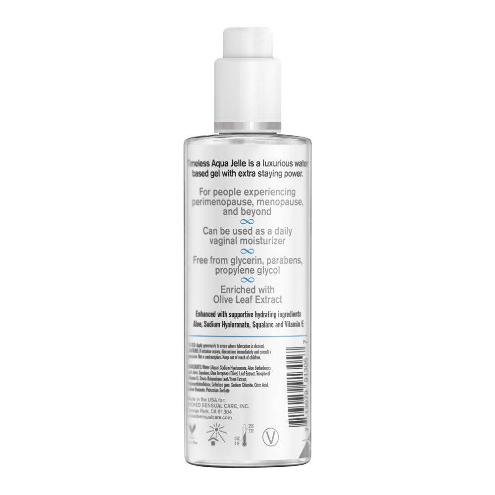 Wicked Simply Timeless Aqua Jelle Lubricant 120ml Lubricants, Creams & Glides