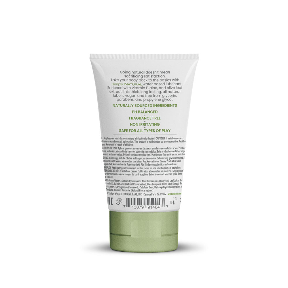 Wicked Simply Natural – All Natural Water-Based Lubricant > Lube > Water Based
