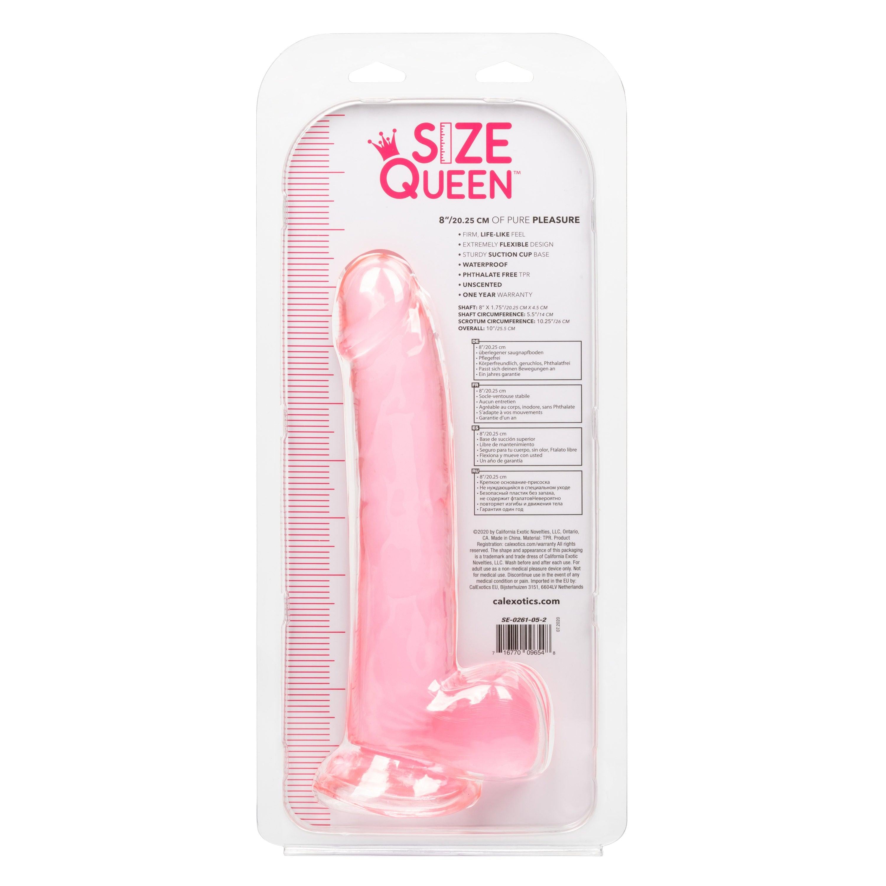 Size Queen 8 Inch Realistic Dong in Ivory for Adult Pleasure Dongs Realistic