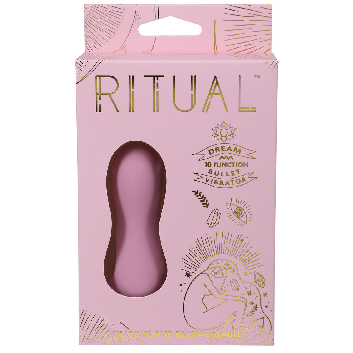 Ritual Dream Rechargeable Silicone Bullet Vibrator Pink Pink BULLETS