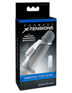 Fantasy X-Tensions Vibrating Cock Sling (Clear) – Vibrating Cock Sling