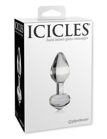 Icicles No 44 (Clear) – Luxury Glass Butt Plug GLASS TOYS