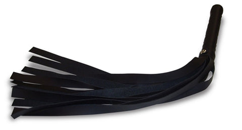 Sex & Mischief Mini Flogger 53.34 cm Compact Whip Black Whips & Paddles
