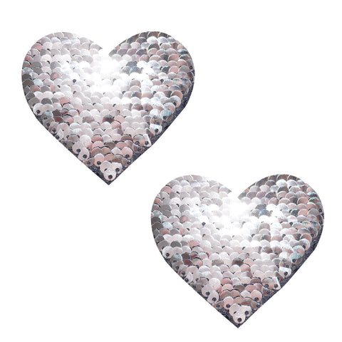 Sequin Medusa Magic Flip Black Silver Nipztix Pasties Set Pasties