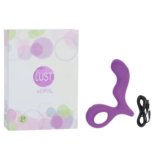 Lust L13 Grey Rechargeable Silicone Adult Vibrator with Controls ANAL TOYS