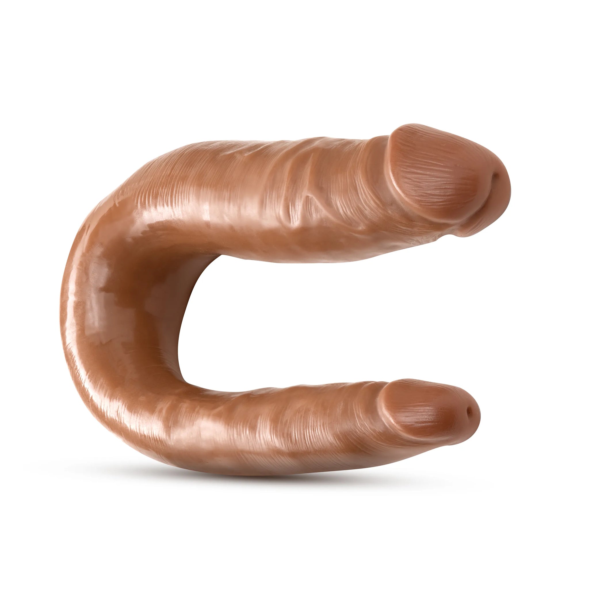 Dr. Skin Mini Double Dong 12.5" – Soft Flexible - Brown Default Title > Dildos > Double Dildos
