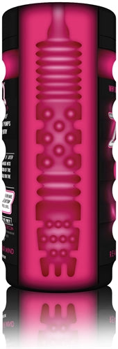 Zolo Girlfriend Masturbator Cup Cerise Ergonomic Design Strokers - Manual