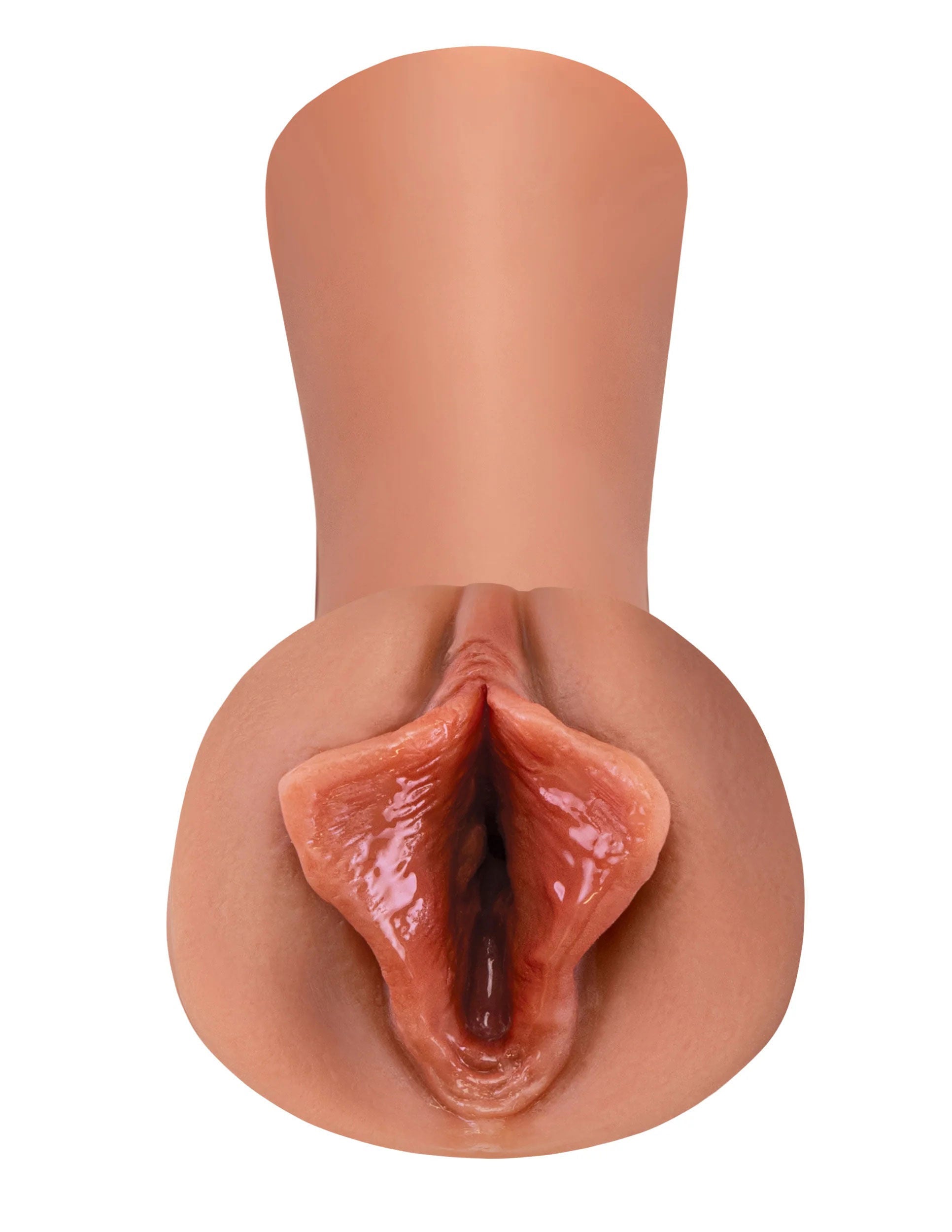 Extreme Wet Pussies Luscious Lips (Brown) – Self-Lubricating Stroker Masturbation Aids for Males