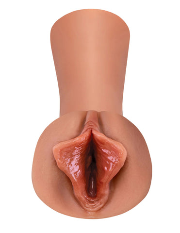 Extreme Wet Pussies Luscious Lips (Brown) – Self-Lubricating Stroker Masturbation Aids for Males