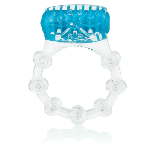 Screaming O ColorPop Quickie – Disposable Stretchable Vibrating Ring Blue > Cock Ring > Vibrating