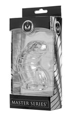 Master Series Detained Soft Body Chastity Cage – Skin-Safe Rubber Chastity Device > Bondage Gear > Male Chastity