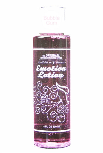 Emotion Lotion – Water-Based Warming Flavored Lotion 4 Fl Oz > Lube > Flavoured