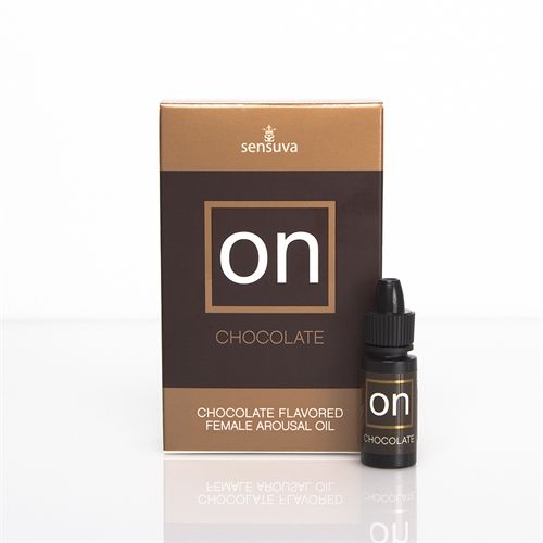 Sensuva On Chocolate Flavored Arousal Oil for Adults 0.17 Oz Default Title Enhancers Female