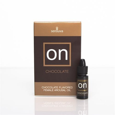 Sensuva On Chocolate Flavored Arousal Oil for Adults 0.17 Oz Default Title Enhancers Female