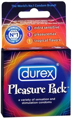 Durex Pleasure Pack - 3 Pack > Essentials > Condoms