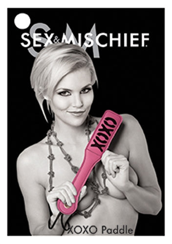 Sex And Mischief Pink Soft Vinyl Paddle For Adult Intimacy Whips & Paddles