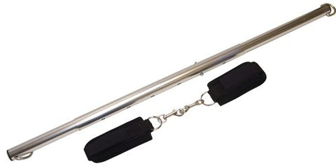 Expandable Spreader Bar and Cuff Set for Adult Intimacy Play Silver > Bondage Gear > Restraints