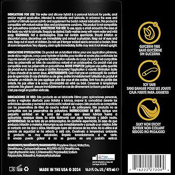 Wet Gold Hybrid Water Silicone Blend – 16oz Personal Lubricant > Lube > Hybrid