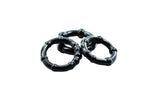 Cloud 9 Novelties Super Stretch Beaded Cock Ring Combo Pack (Black) – Skin Safe Cock Rings > Cock Ring > Sets