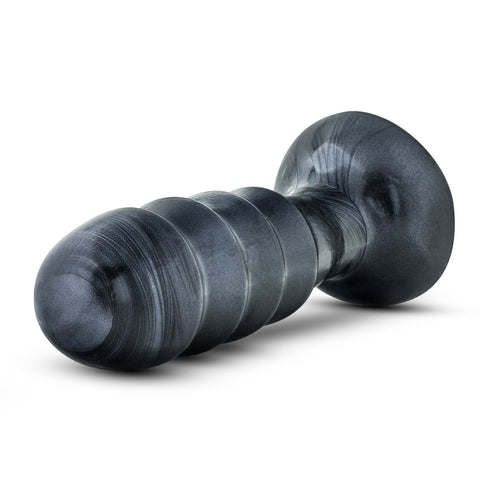 Jet Bruiser Carbon Metallic Black Pro-Sized Anal Plug Toy Black Butt Plugs