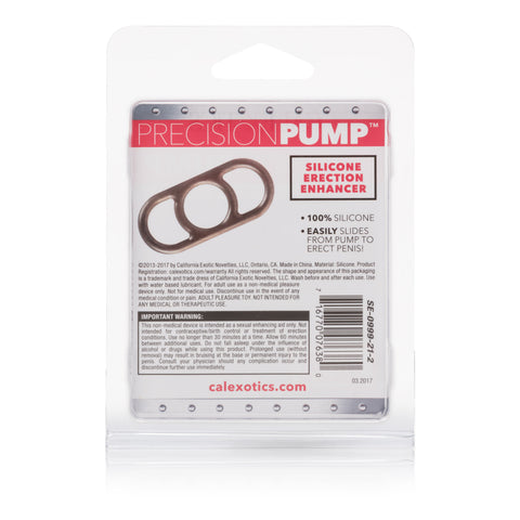 Precision Pump Silicone Erection Enhancer Smoke COCK RINGS