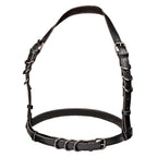 Euphoria Collection Halter Buckle Harness Vegan Leather with Velvet Interior Black One Size > Clothes > Womens Harnesses