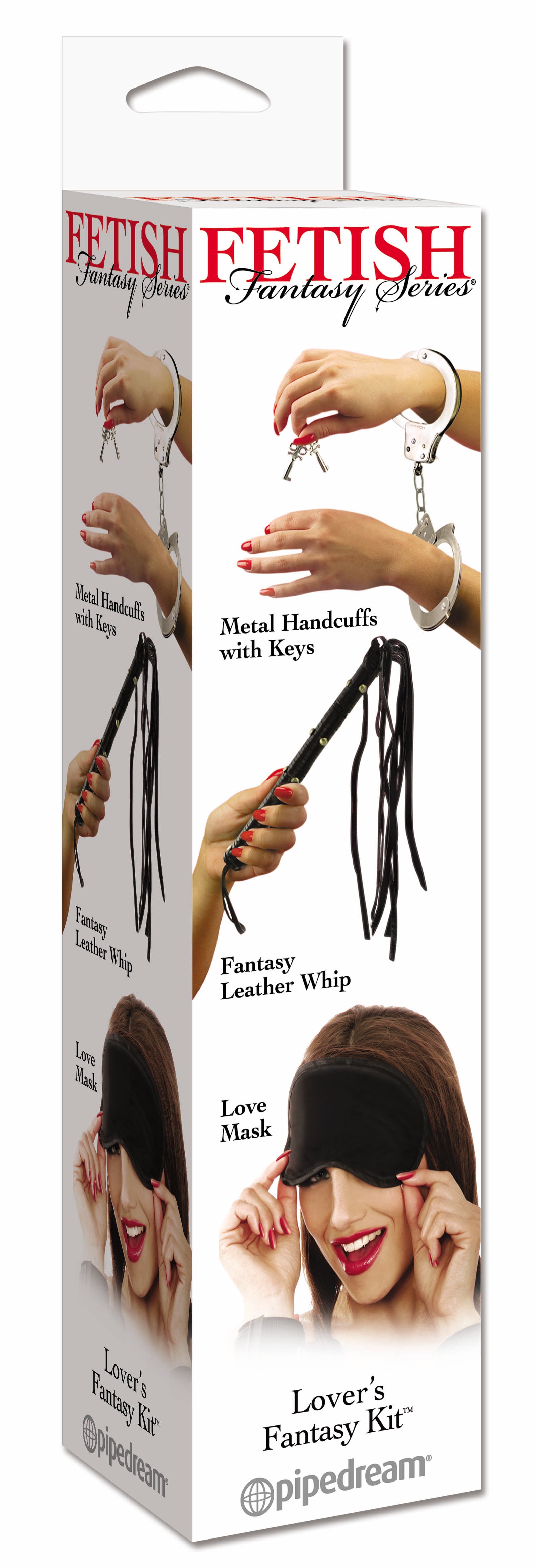 Fetish Fantasy Series Lover's Fantasy Bondage Kit 3 Piece Set Whips & Paddles